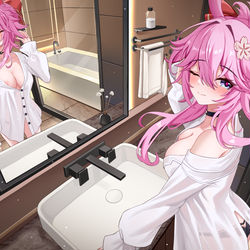 This is a pixiv picture whose title is 绯英.