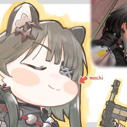 This is a pixiv picture whose title is モチ….