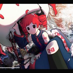 This is a pixiv picture whose title is 人マニア.