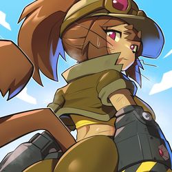 This is a pixiv picture whose title is SLAP THE CAT 👏💦.