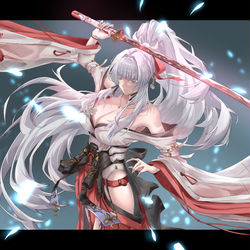 This is a pixiv picture whose title is WUWA 緋雪 HIYUKI.