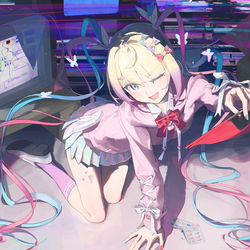 This is a pixiv picture whose title is 🎀.