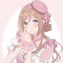 This is a pixiv picture whose title is 🎀.