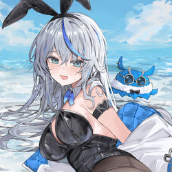 This is a pixiv picture whose title is 雨海ルカ.