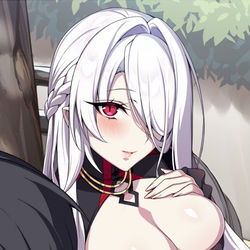 This is a pixiv picture whose title is 指輪を拾ってくれた優しいお姉さん.