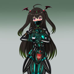This is a pixiv picture whose title is 悪堕ち変身ヒロインちゃん２！！.