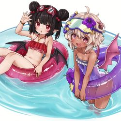 This is a pixiv picture whose title is [comm] Lulla x Enki.