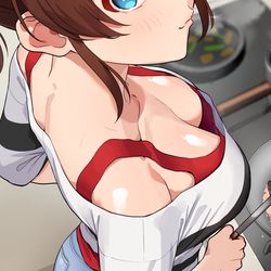 This is a pixiv picture whose title is キッチン.