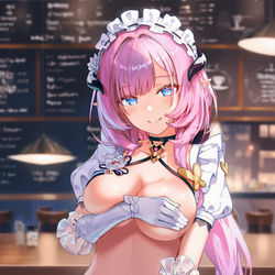 This is a pixiv picture whose title is 粉色妖精小姐.