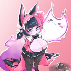 This is a pixiv picture whose title is 미니 카페 귀염둥이 벡스.