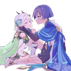 This is a pixiv picture whose title is 放浪者とナヒーダ詰め合わせ 24.