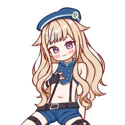 This is a pixiv picture whose title is 🟦.