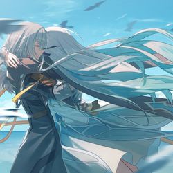 This is a pixiv picture whose title is 星&流萤.