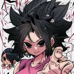 This is a pixiv picture whose title is ケフラ【カリフラ×ケール】.