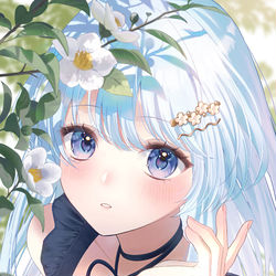 This is a pixiv picture whose title is 夏椿.
