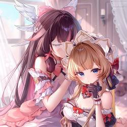 This is a pixiv picture whose title is 囁き.