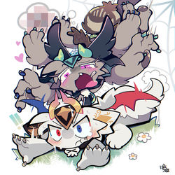 This is a pixiv picture whose title is 堕楽園組まとめ.