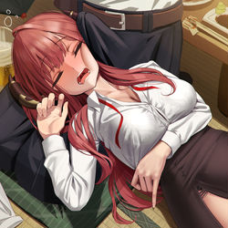 This is a pixiv picture whose title is 酔ってしまったアルちゃん.