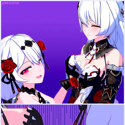 This is a pixiv picture whose title is Look who grew up and who didn't.