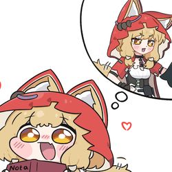 This is a pixiv picture whose title is 로시의 벽쿵.