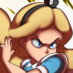 This is a pixiv picture whose title is Alice vs Alice.