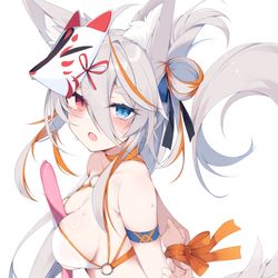 This is a pixiv picture whose title is 「・・・。縛る意味あるんですか...」.