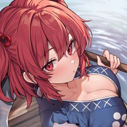 This is a pixiv picture whose title is こまちち.