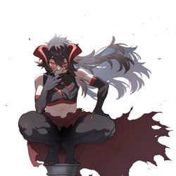 This is a pixiv picture whose title is 😈.