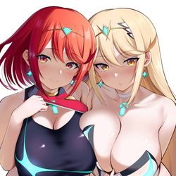 This is a pixiv picture whose title is 水着ホムヒカ2026.