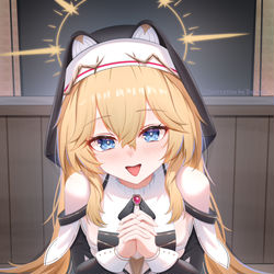This is a pixiv picture whose title is 🙏.