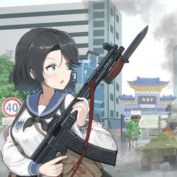 This is a pixiv picture whose title is Stoßtrupp.