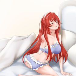 This is a pixiv picture whose title is 睡衣系列-王雨欣.