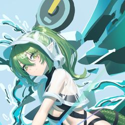 This is a pixiv picture whose title is Day-55 萤石.