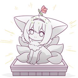 This is a pixiv picture whose title is Statue of Light.