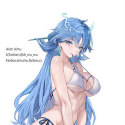 This is a pixiv picture whose title is 清宵.