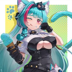 This is a pixiv picture whose title is ミント！.