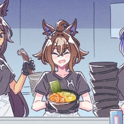 This is a pixiv picture whose title is 家族経営のラーメン屋.