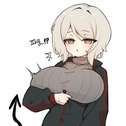 This is a pixiv picture whose title is 파우웅의 물주 터트리기.
