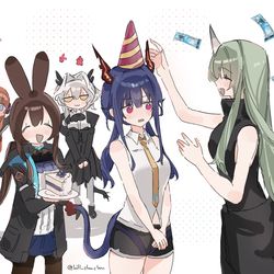 This is a pixiv picture whose title is アークナイツ｜2026チェン誕生日記念手書き.
