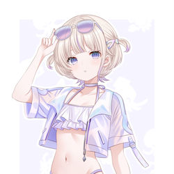 This is a pixiv picture whose title is ばんちょ～！🐧⚡🏖️.