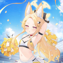 This is a pixiv picture whose title is 💛.