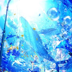 This is a pixiv picture whose title is 星降る夜のアクアリウム.