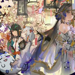 This is a pixiv picture whose title is 岁家可爱几小只.