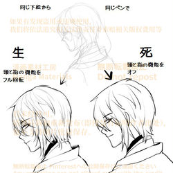 This is a pixiv picture whose title is 個人メモ：線の生き死に.
