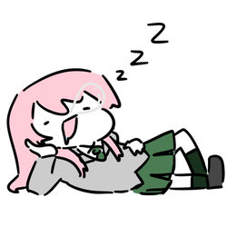 This is a pixiv picture whose title is anon sleep.