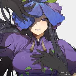 This is a pixiv picture whose title is 💜.