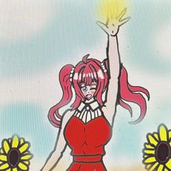 This is a pixiv picture whose title is ハッピーバースデー、サンディエゴ❤️🌻🌅🌻❤️.