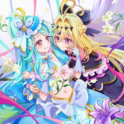 This is a pixiv picture whose title is 『 いつかこんな、笑顔の未来を 』.