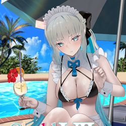 This is a pixiv picture whose title is 夏コミの表紙イラストとお品書き.