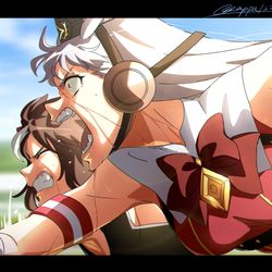 This is a pixiv picture whose title is 第151回天皇賞(春).